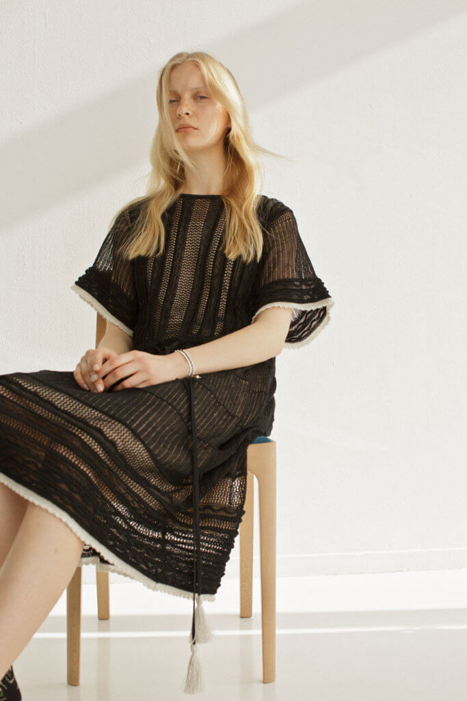 DRESS: SO171 BLACK / INNER: KNT198B BEIGE / SOCKS: AM-693 BLACK