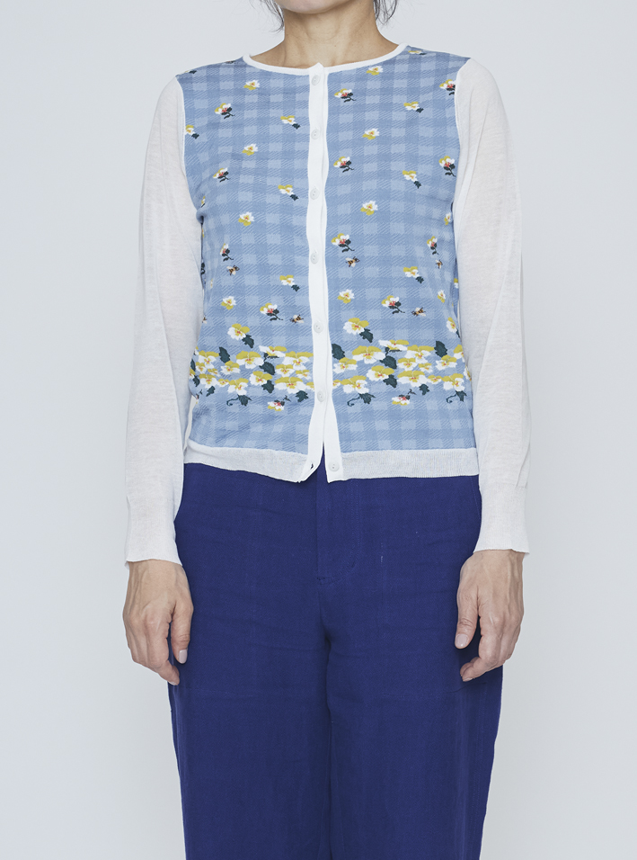 CARDIGAN: NF104-745 BLUE, PANTS: WP140 BLUE