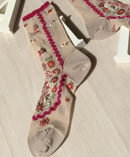 BOUQUET SOCKS (PINK)