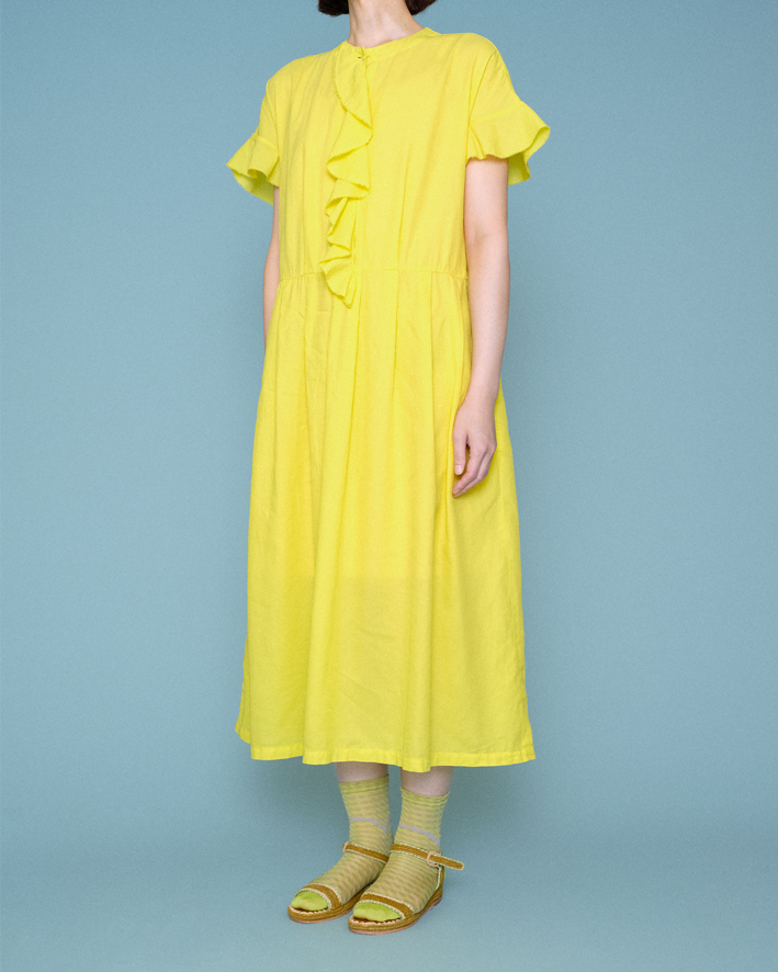 Dress: WOP175 Yellow, Socks: AM-476D Green