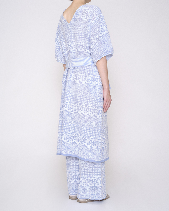 Dress: EOP224 Blue, Pants: EP223 Blue