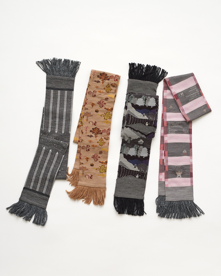 From left: M78-349A Grey, M78-828 Beige, M78-234 Black, M78-824 Grey